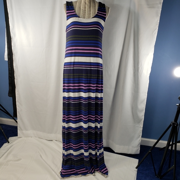 Merona Dresses & Skirts - Merona Striped Maxi Dress Size XXLarge